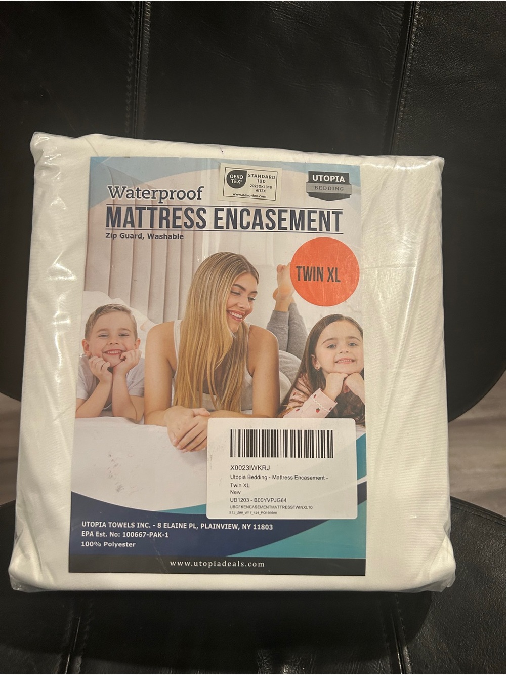 Waterproof Mattress Encasement - White (Twin XL)
